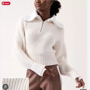 Athleta Alder Sweater Size S - Magnolia White